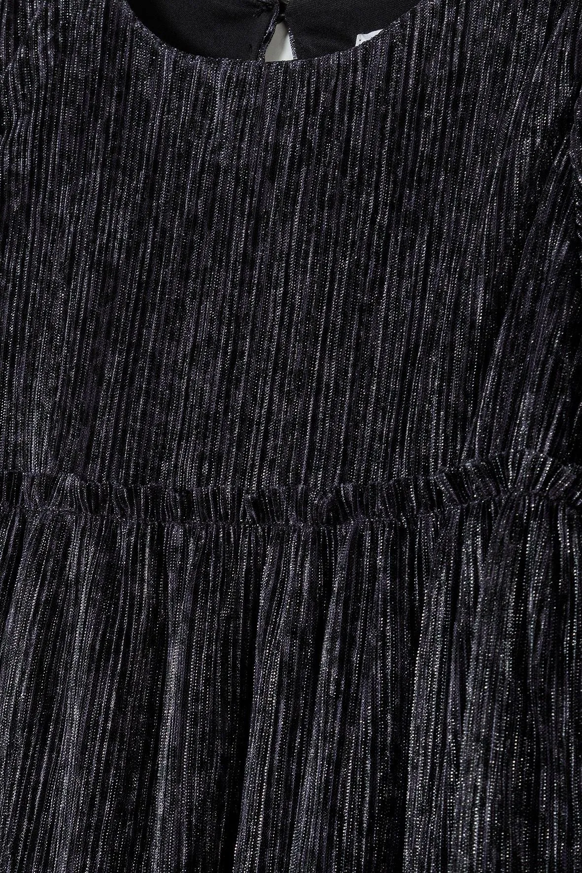 Minoti 39779 festkjole sort chiffon glans