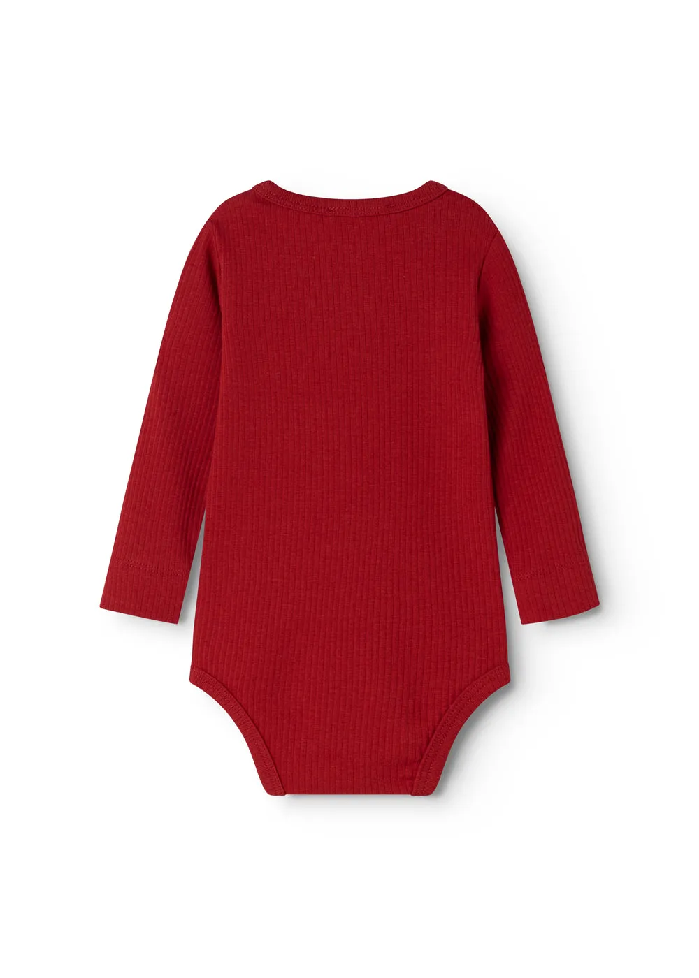 MarMar Copenhagen Body LS bodystocking Cherry rib
