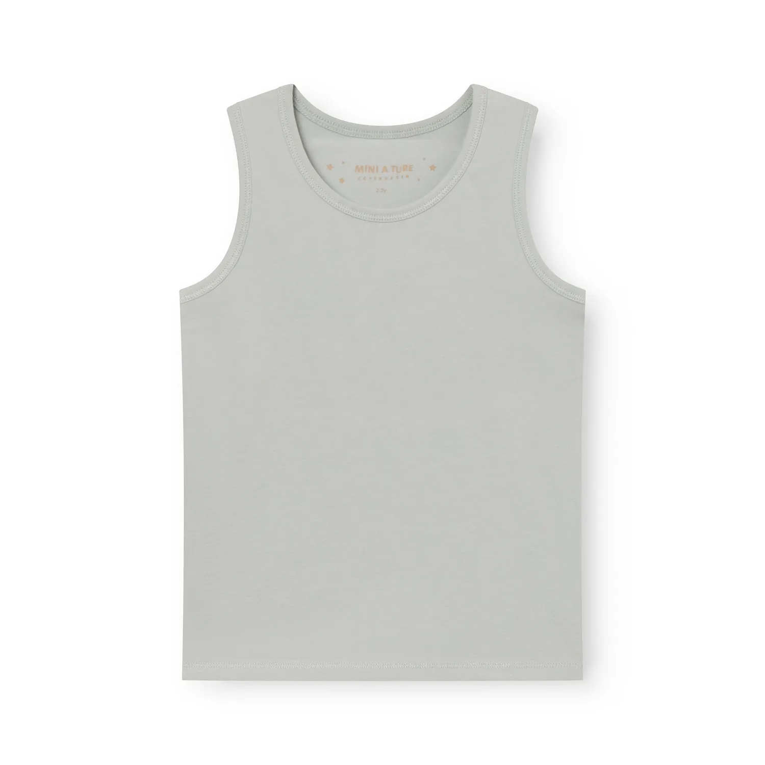 MINI A TURE MATYOON tanktop 2-pak grå økologisk bomuld