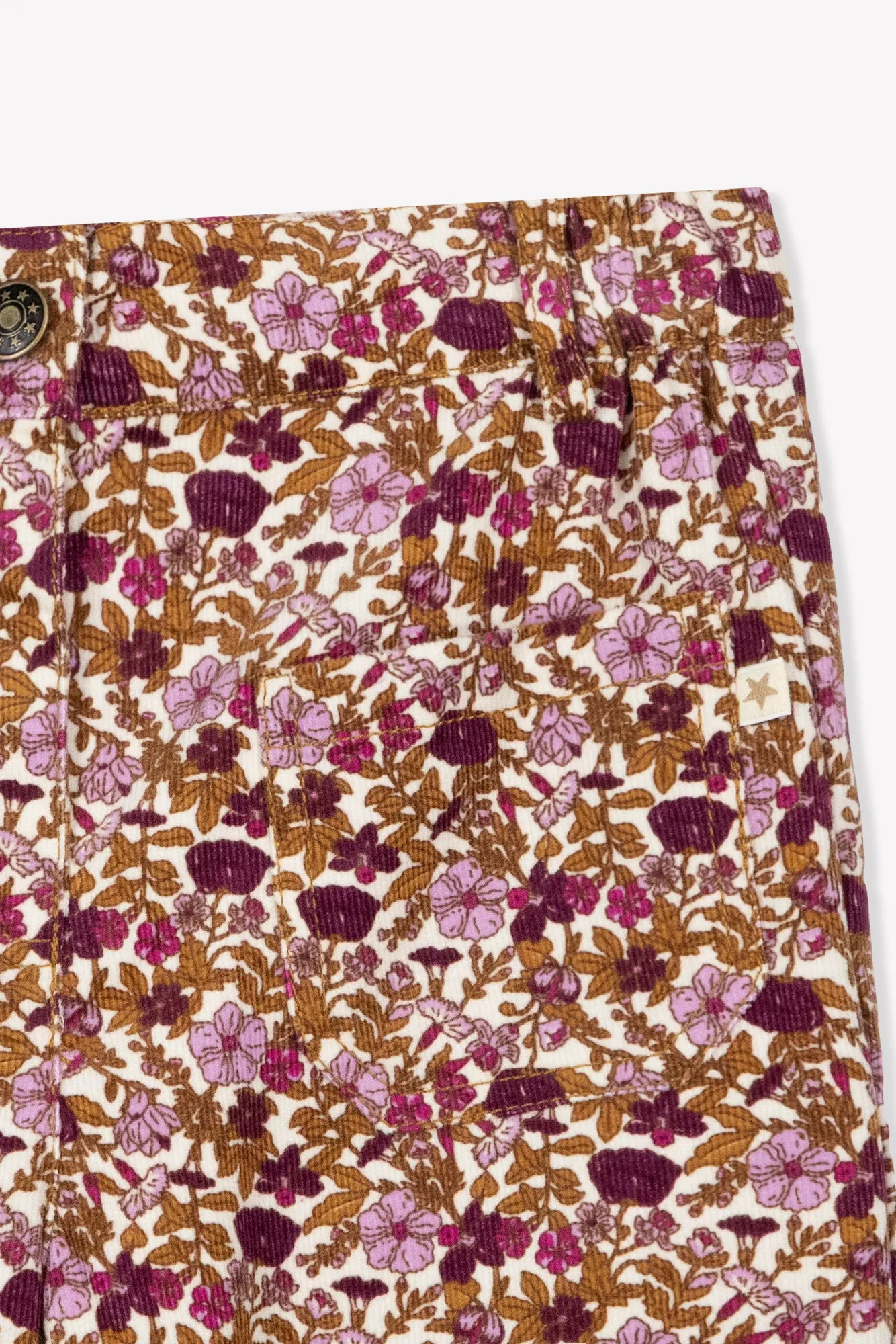 Bonton Paradisco Flower Velours bukser blomstret