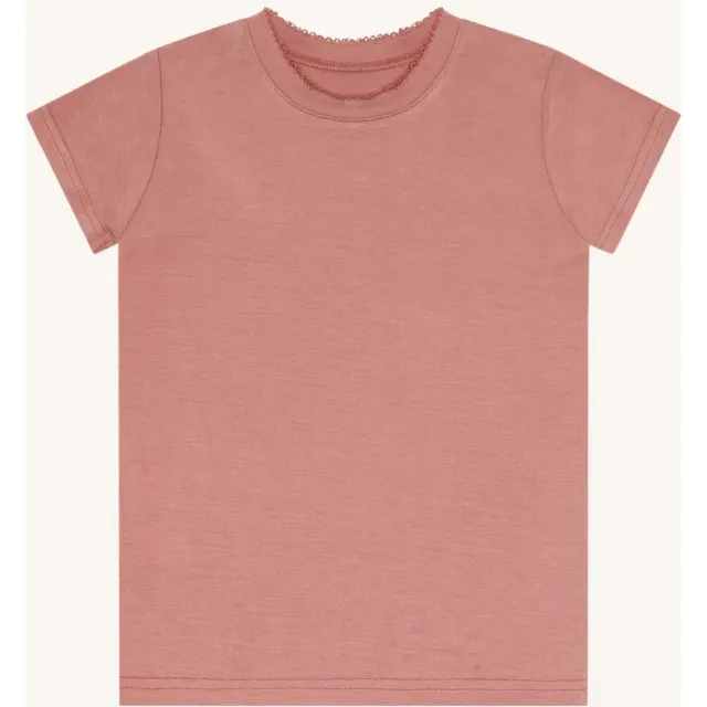 Hust & Claire HCAustin Solid t-shirt Old Rosie bambus
