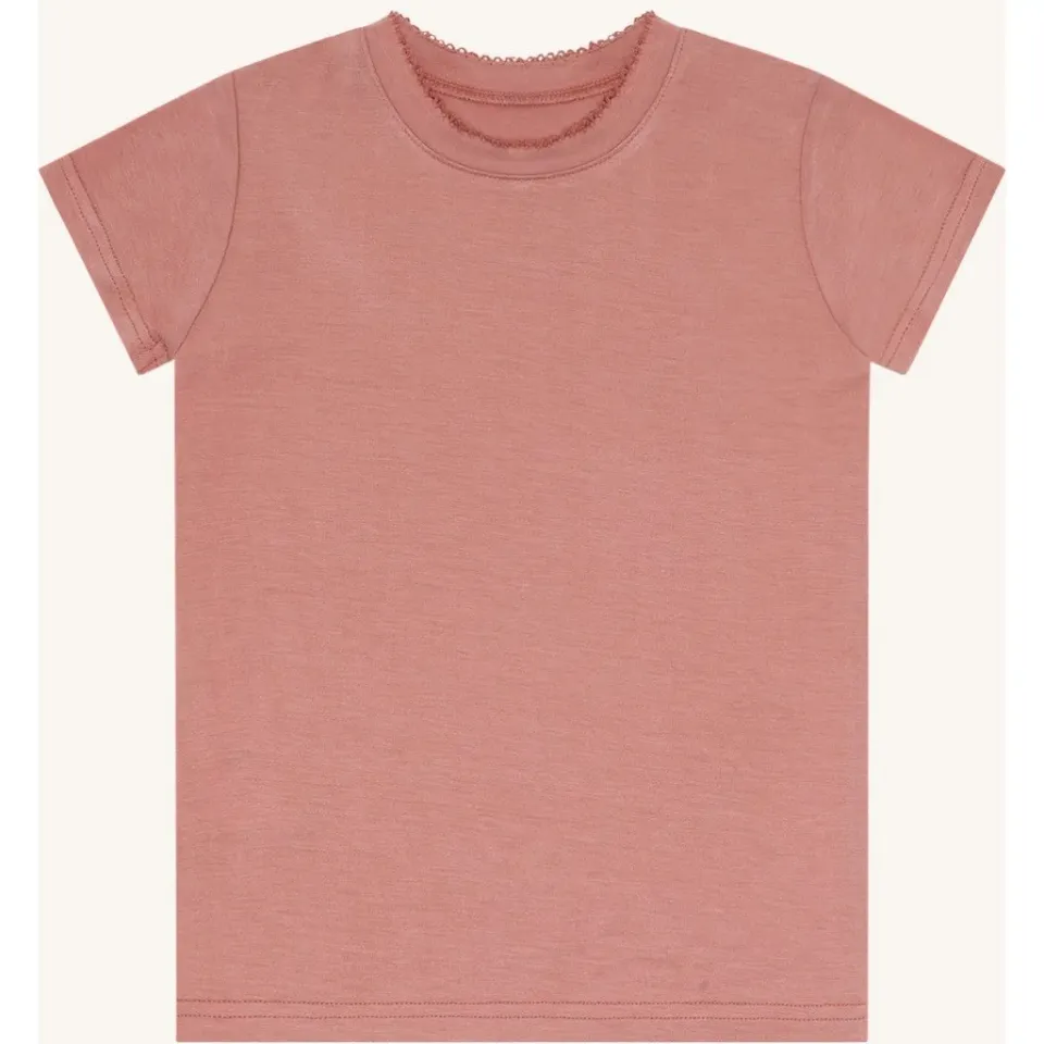 Hust & Claire HCAustin Solid t-shirt Old Rosie bambus