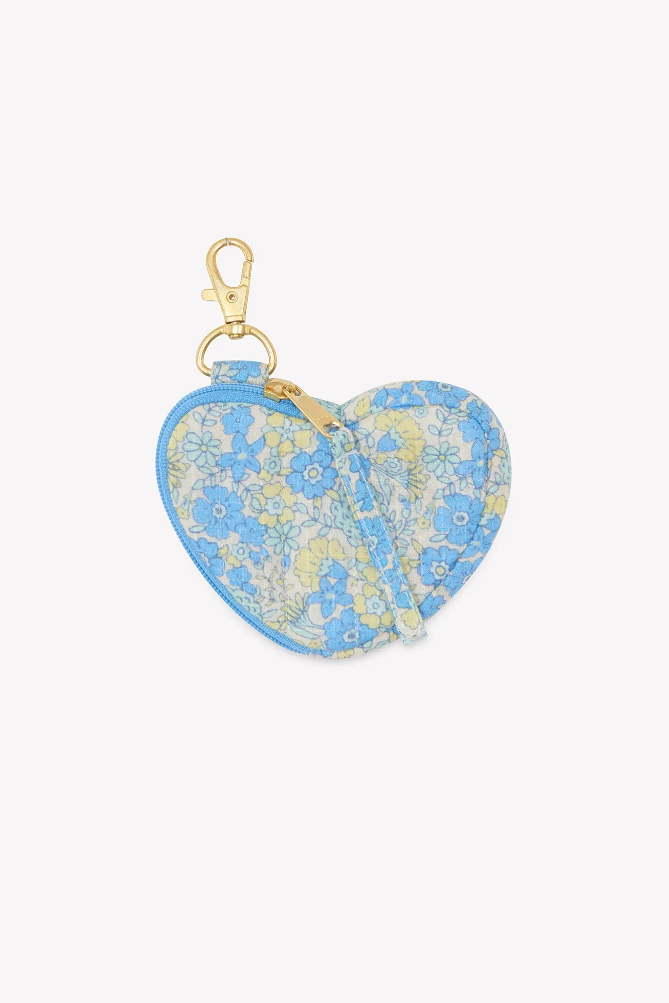 Bonton Fleur Vintage Bleu nøglering hjerte blå