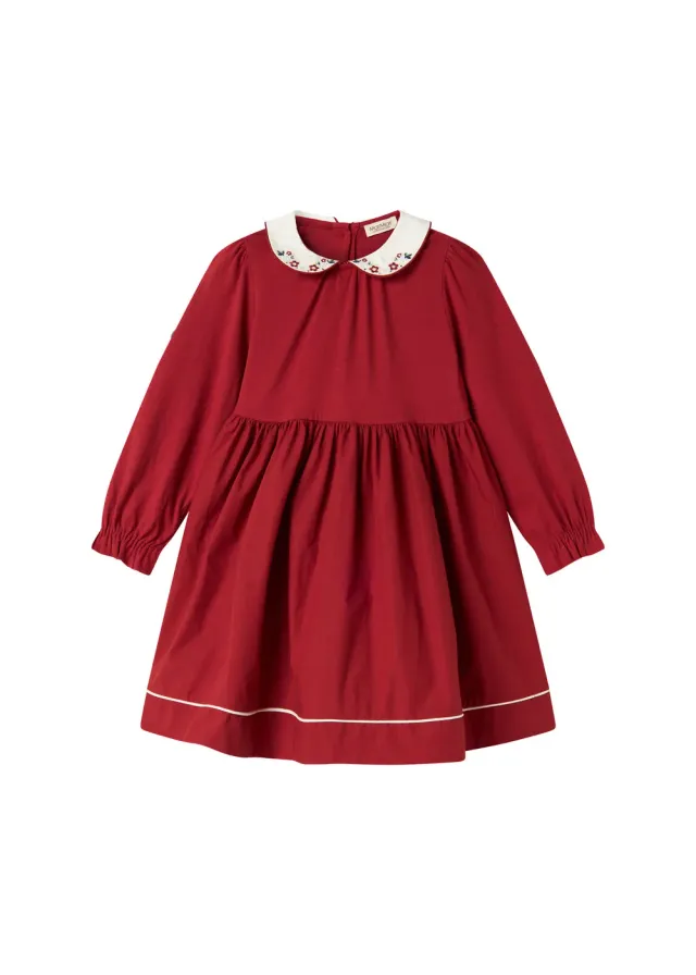 MarMar Dielle kjole Hibiscus Red rød blomstret