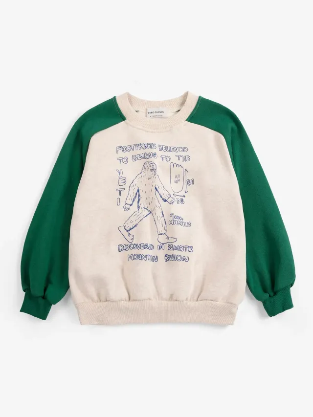 Bobo Choses Mr. Footish sweatshirt offwhite