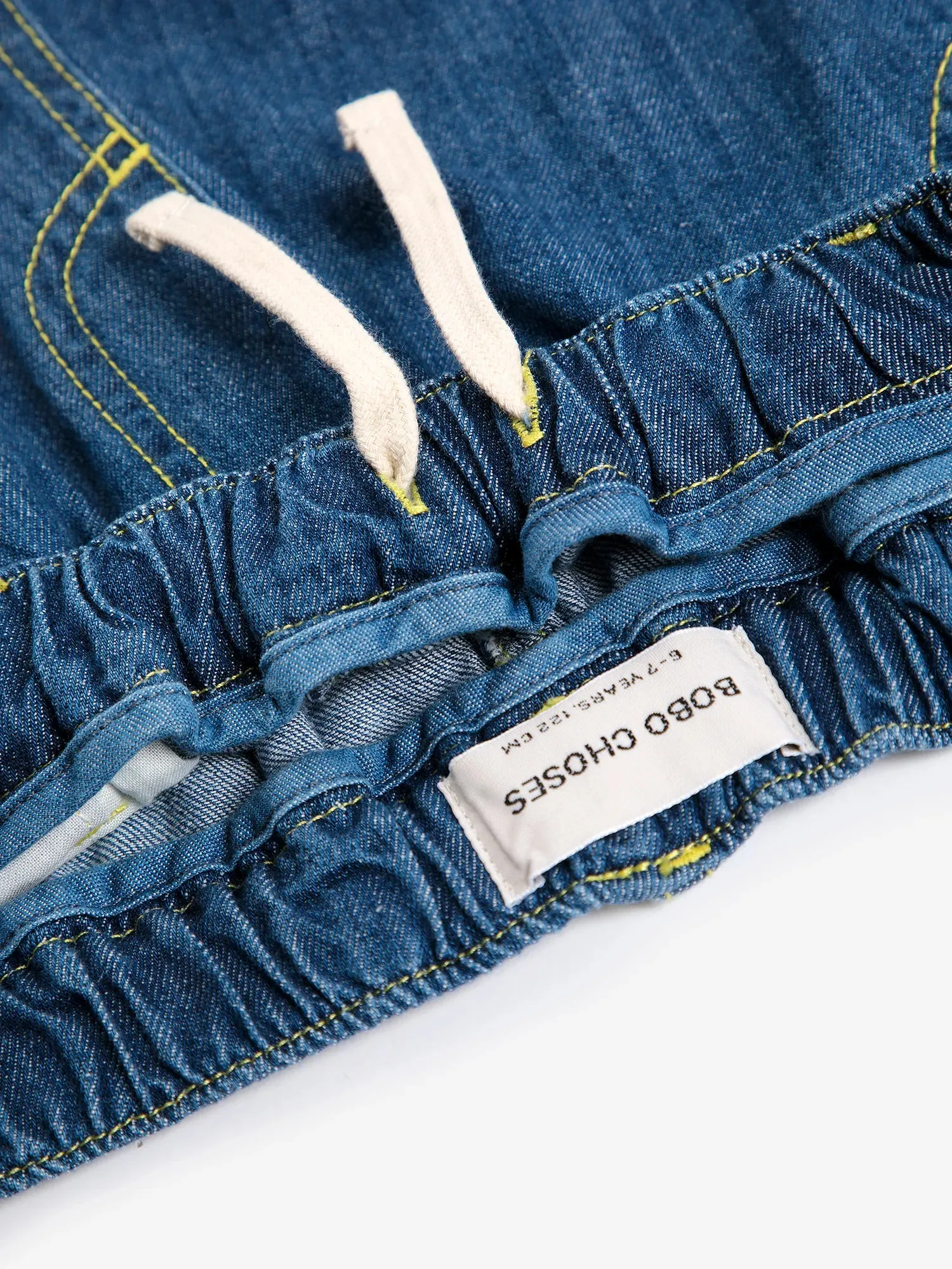 Bobo Choses Taxi Saurus Tag denimbukser midnight blue 2-3Y