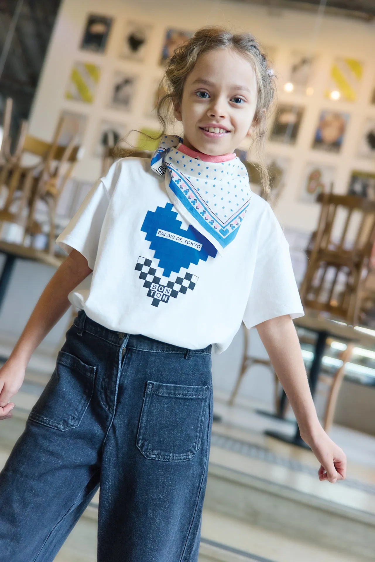 Bonton Palais de Tokyo t-shirt ternet blå 2A