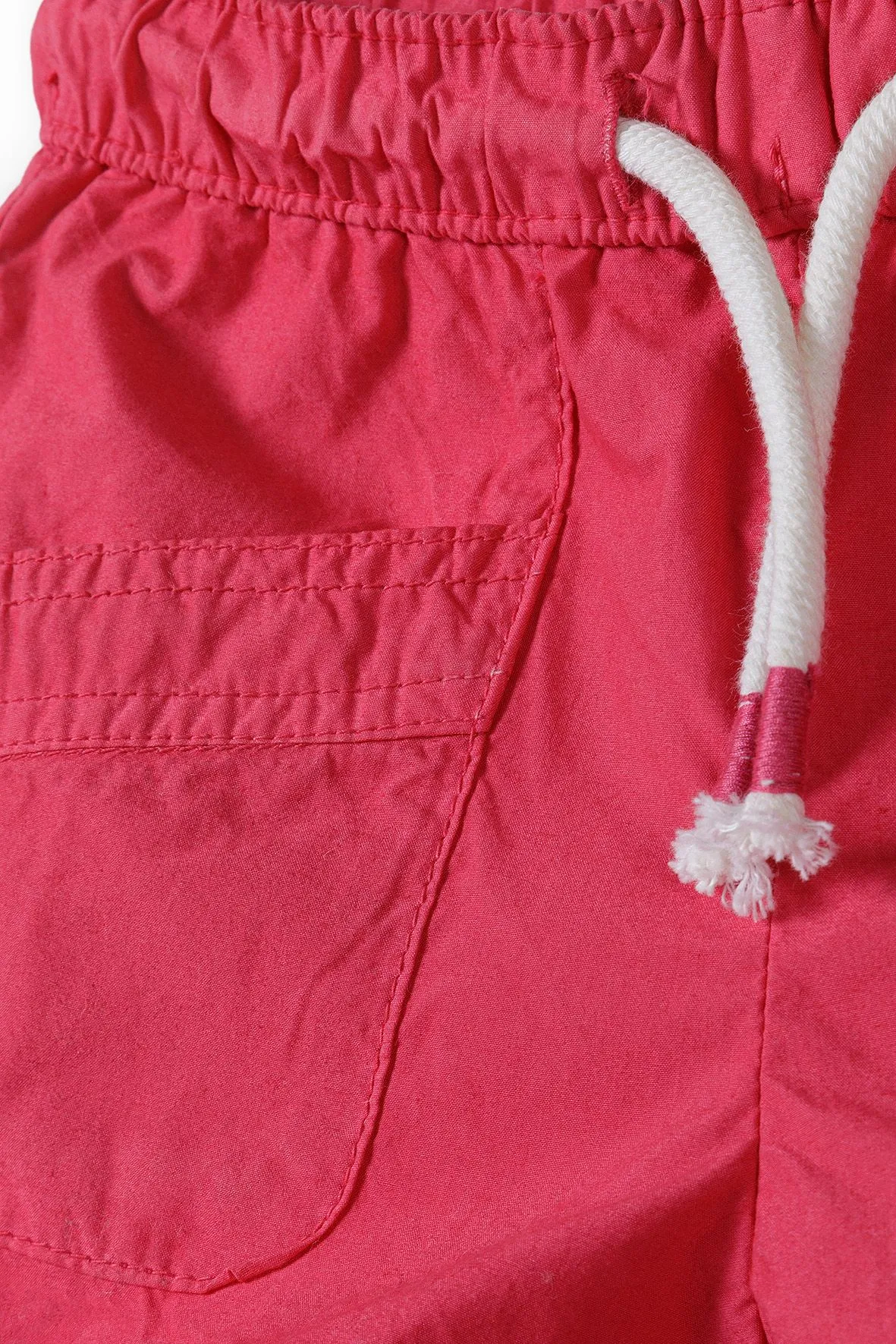 Minoti 38841 shorts til piger rosa melange flæse