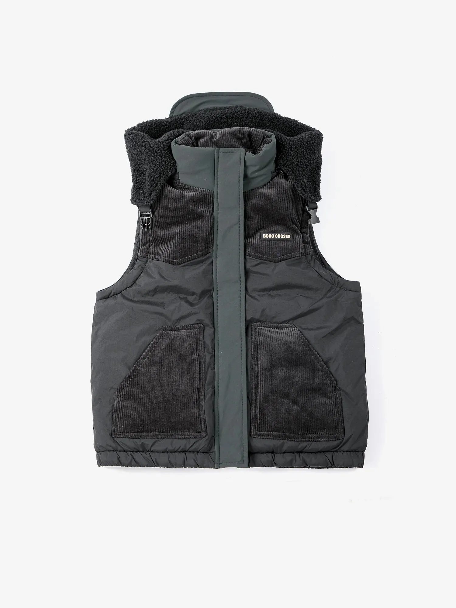 Bobo Choses All About Monsters padded anorak vinterjakke midnatsblå foret