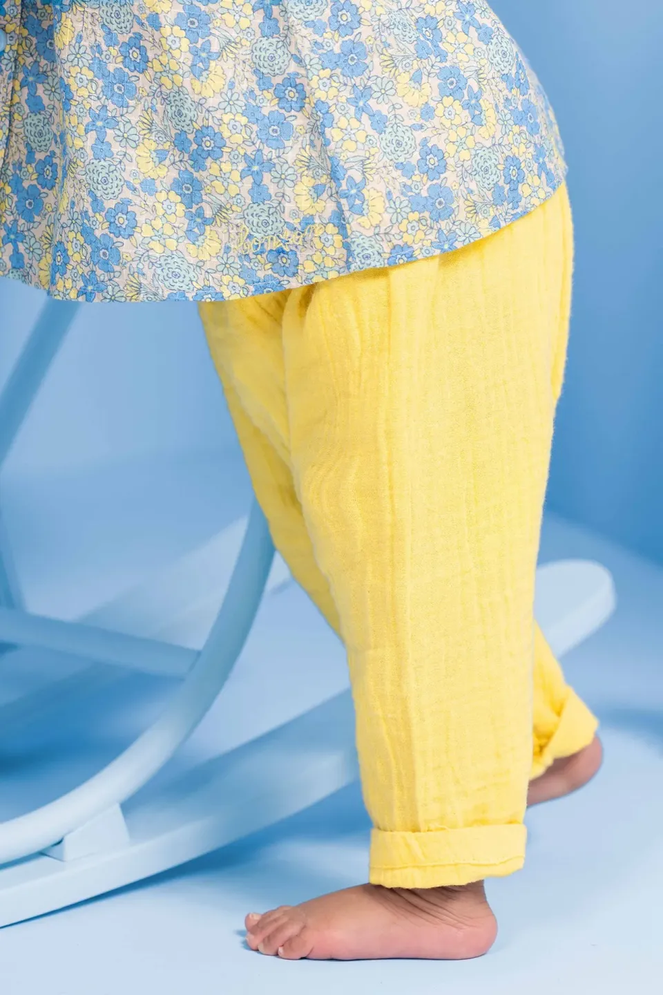 Bonton Laos Jaune bukser gul gaze