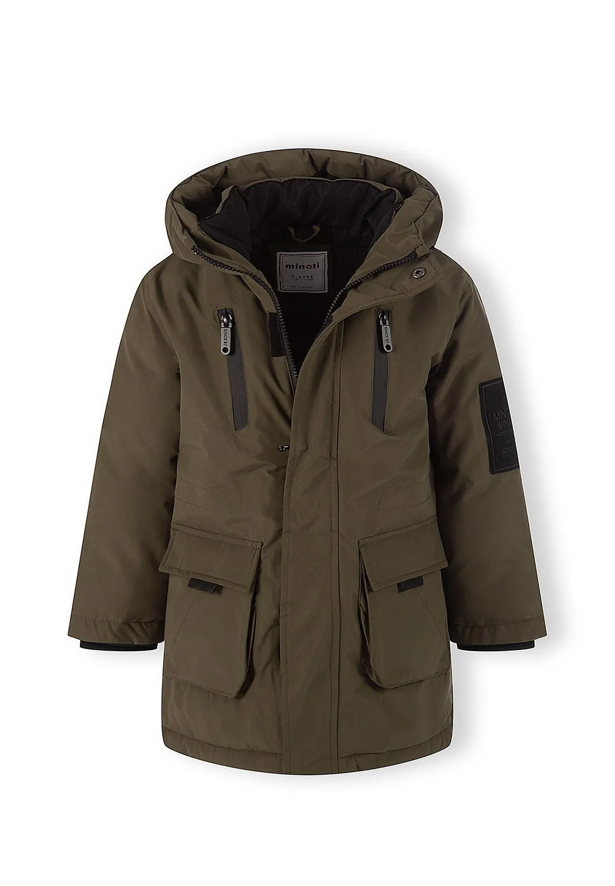 Minoti 45266 parka khaki varm foret