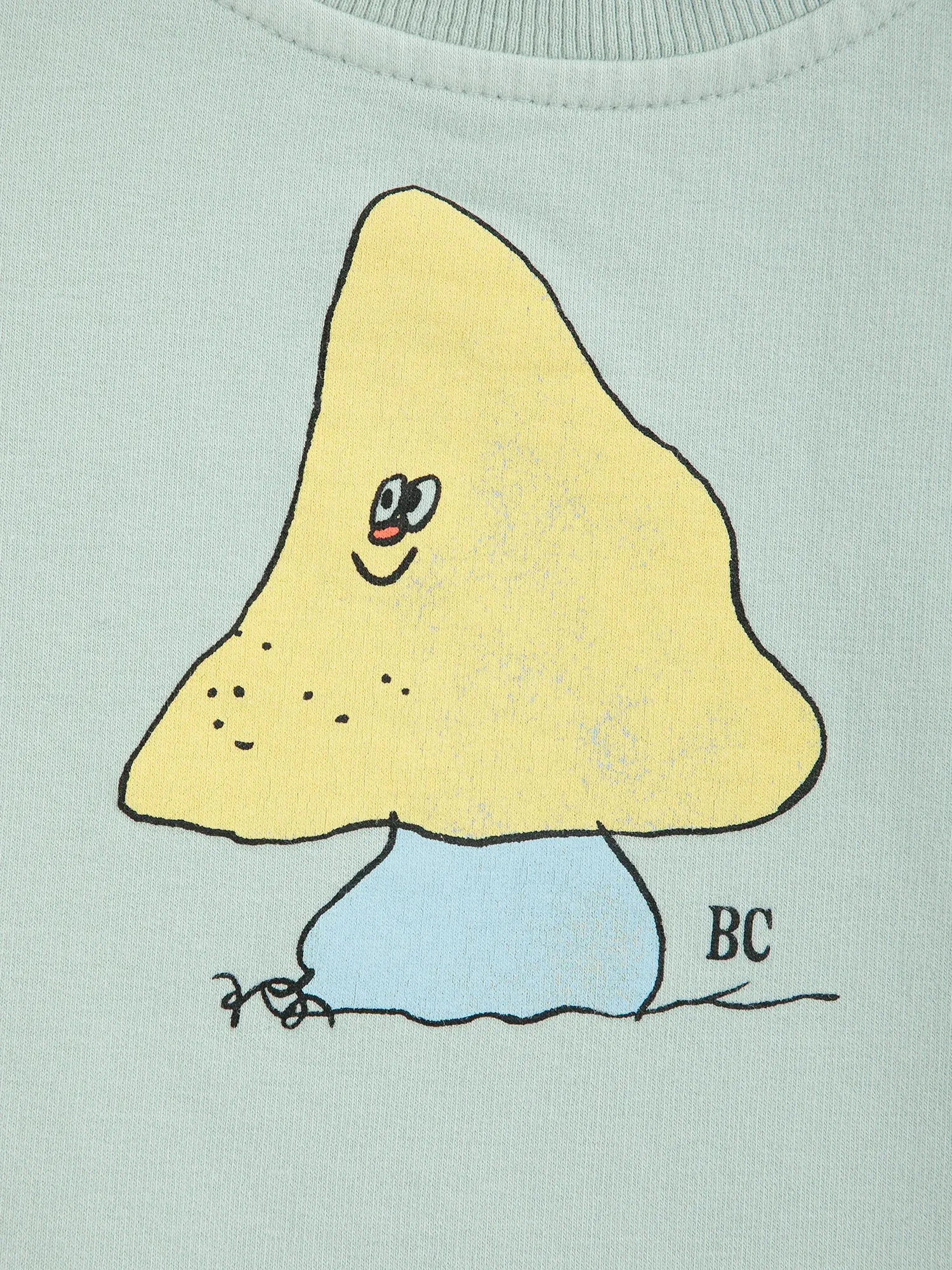 Bobo Choses Mush Monster fleece body grøn økologisk