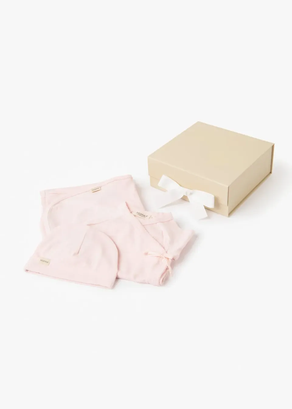 MarMar Gift Box Feet 3 Pcs gaveæske rosa 3 dele økologisk