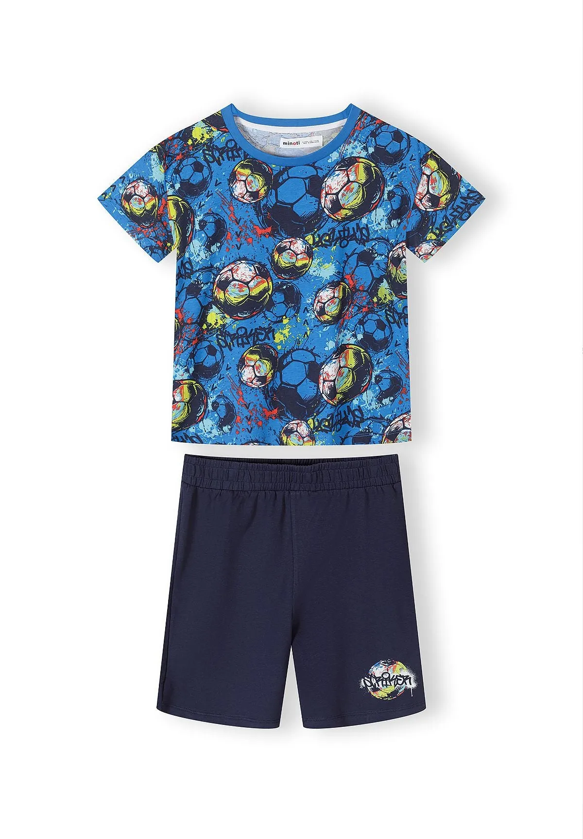 Minoti 43021 pyjamas drenge fodbold 2-pak
