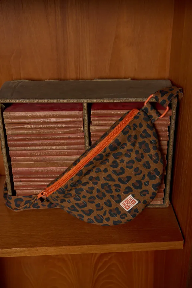 Bonton Leopard bæltetaske bomuld TU