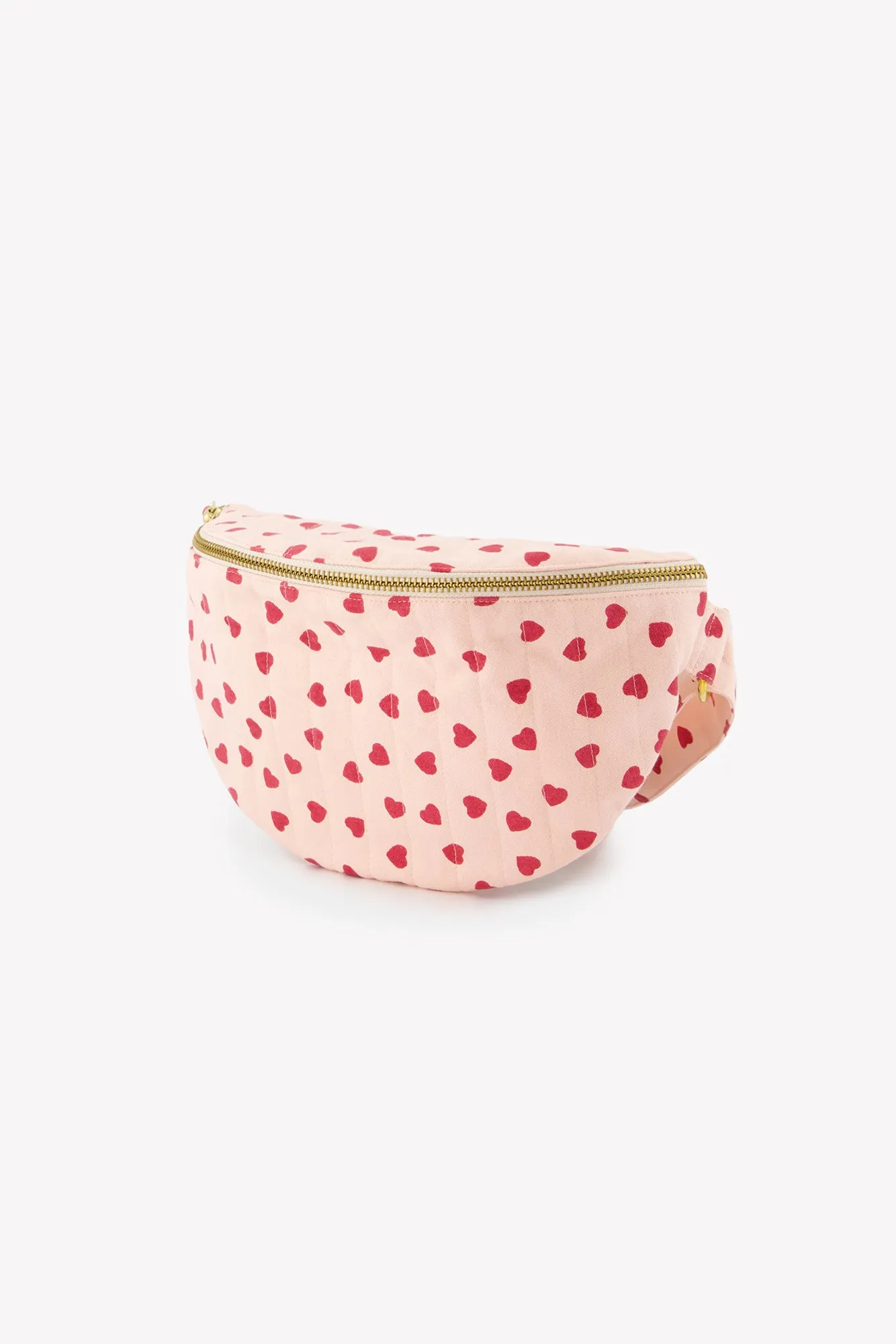 Bonton Cœur bæltetaske mørk rosa hjerter