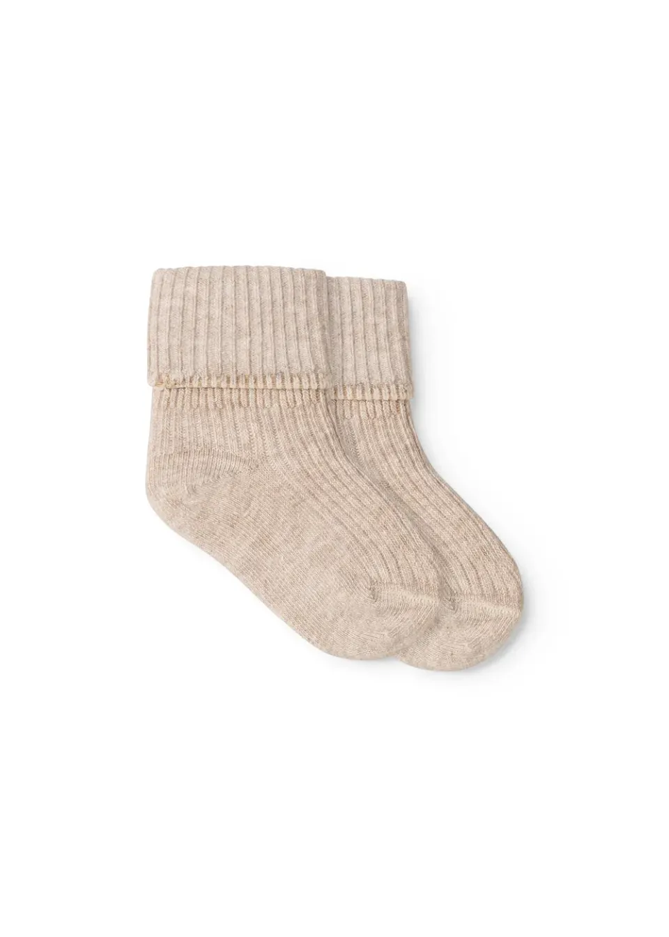 MarMar Newborn Socks strømper light beige 2-pak