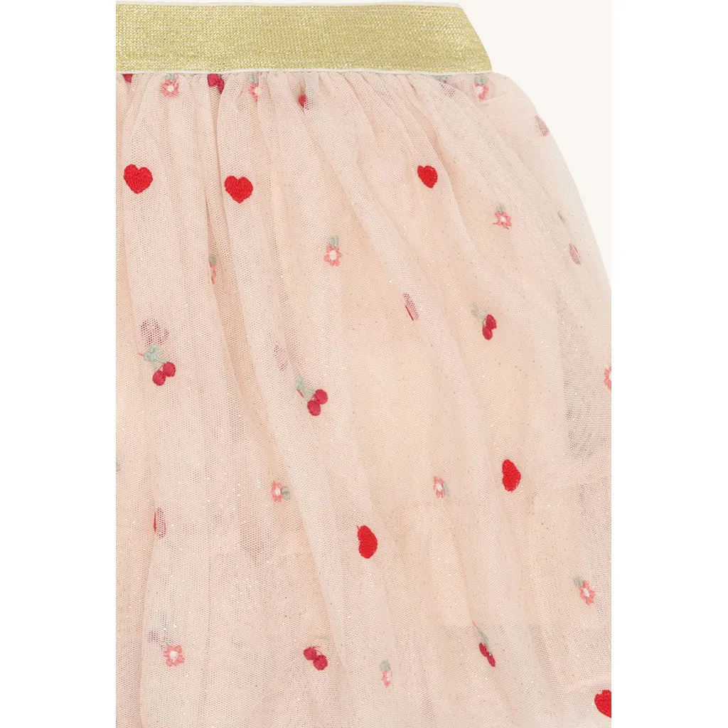 Hust & Claire HCNinna Cherry nederdel Quartz broderi