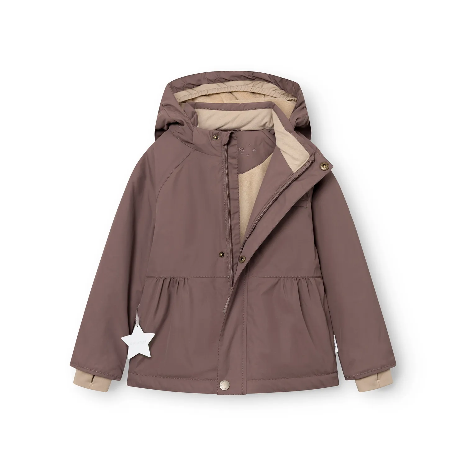 MINI A TURE Matbriddine vinterjakke Peppercorn plum -25°