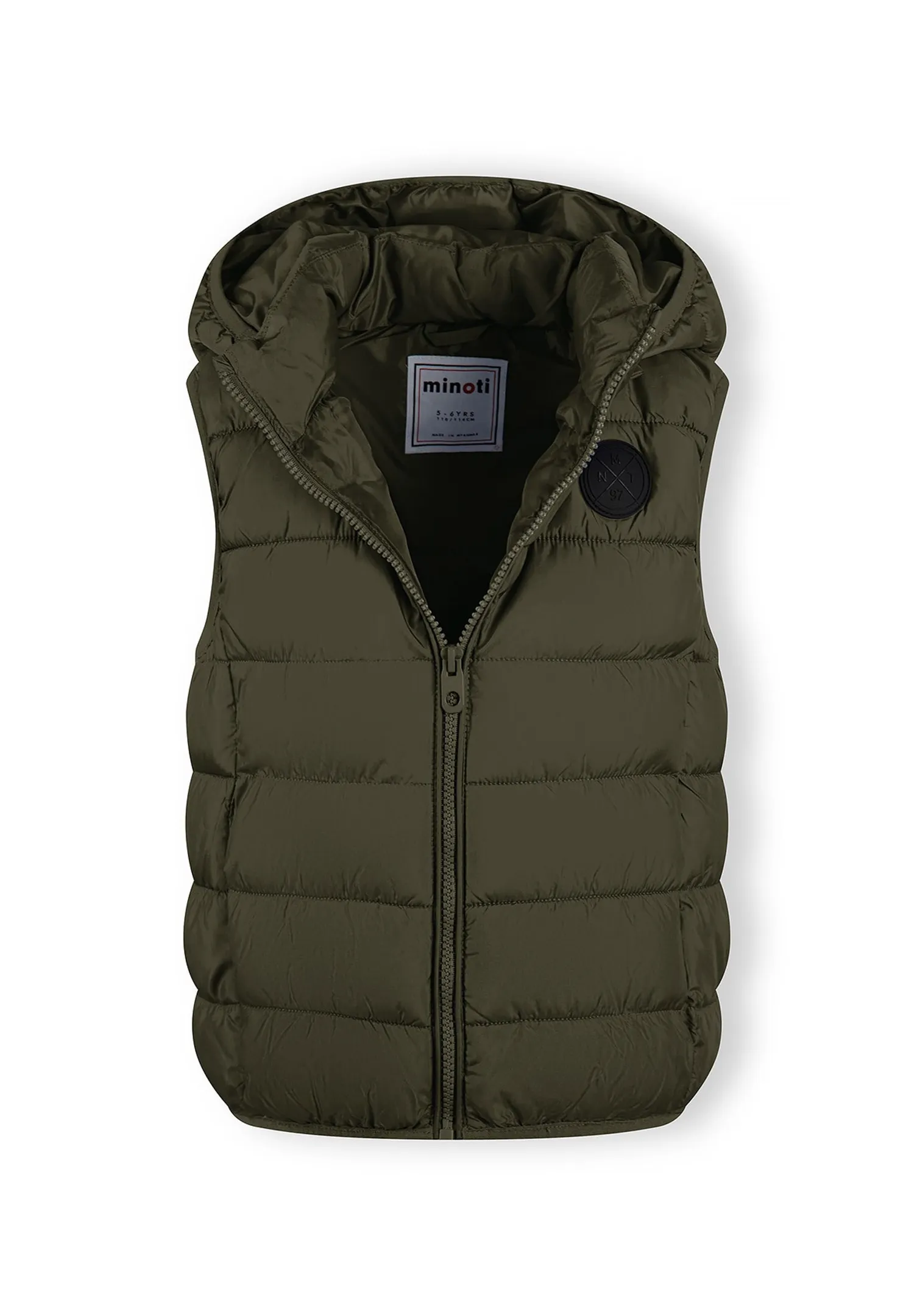 Minoti 40289 termovest olivengrøn til drenge