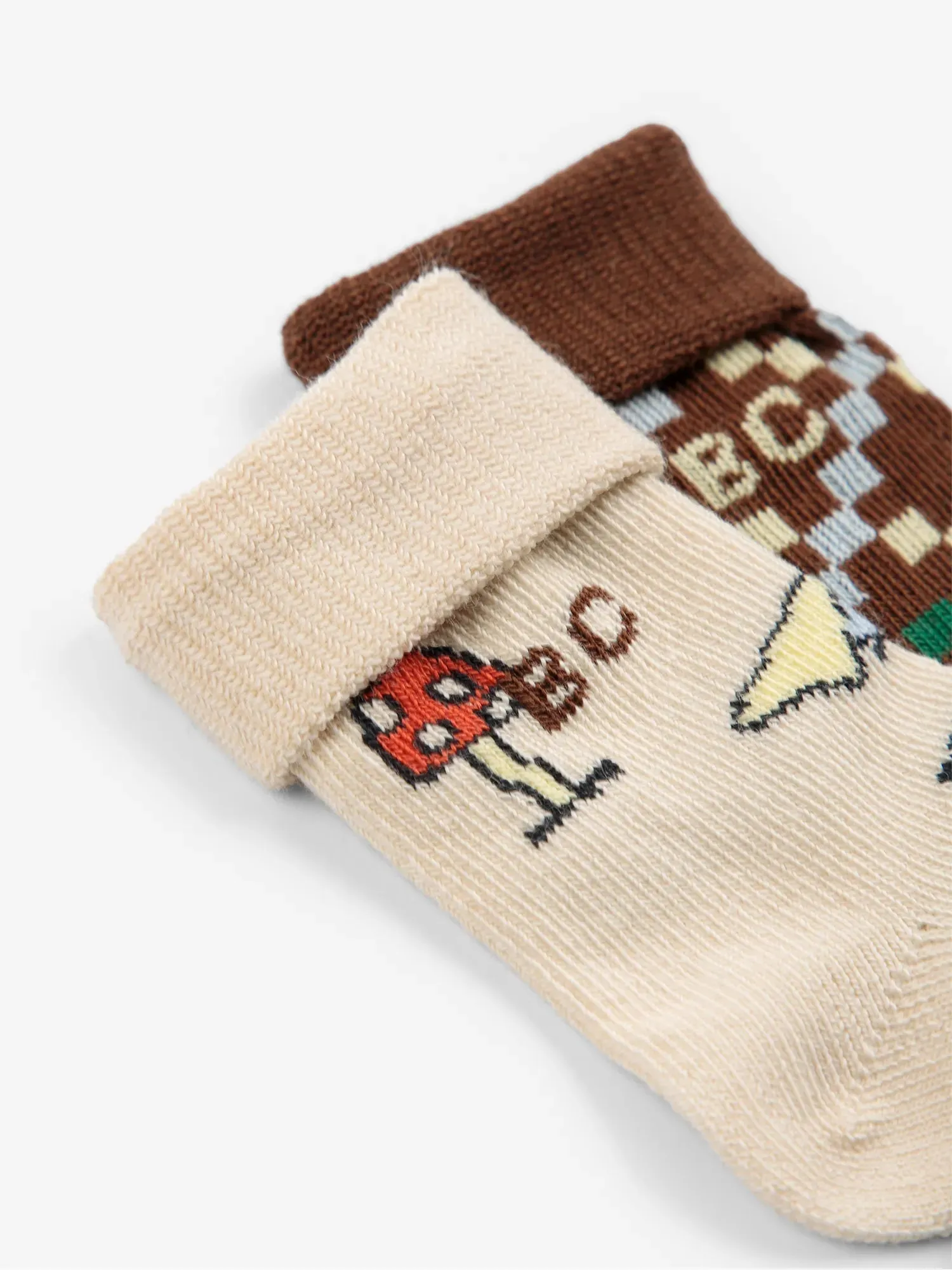 Bobo Choses Mush Monster Duo strømper 14-16 flerfarvet