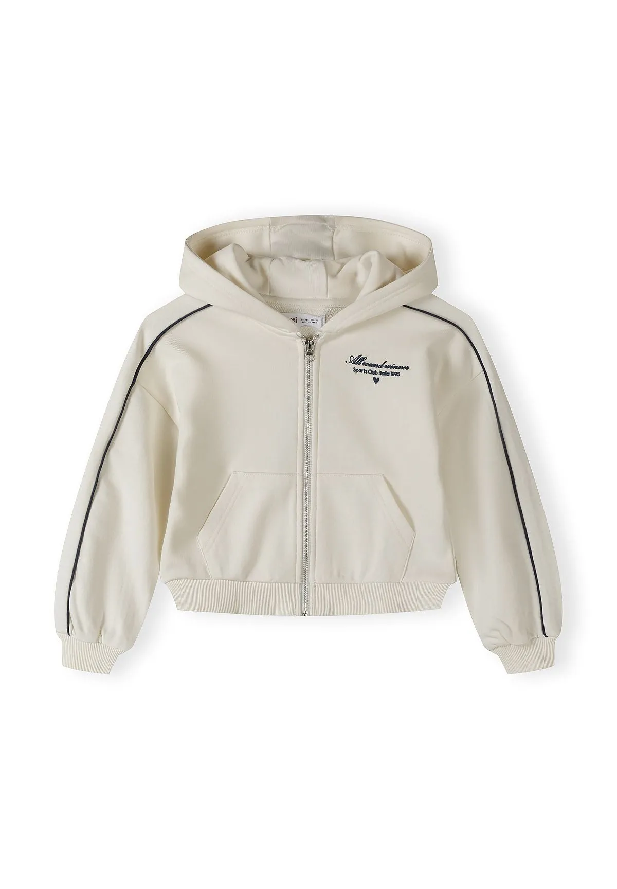 Minoti 44756 joggingsæt beige bomuld piger