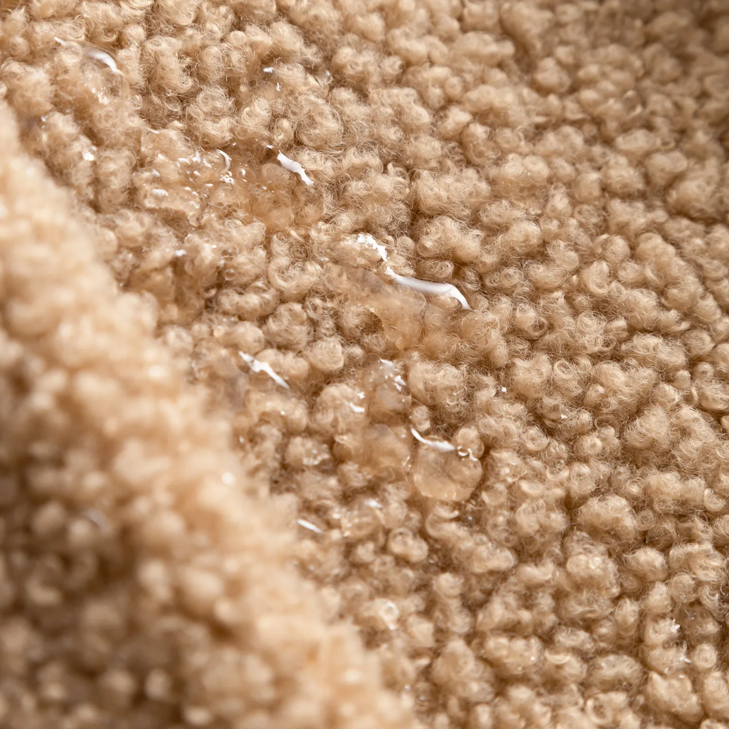 MINI A TURE MATCAYKAS sherpa jakke Travertine beige vandtæt