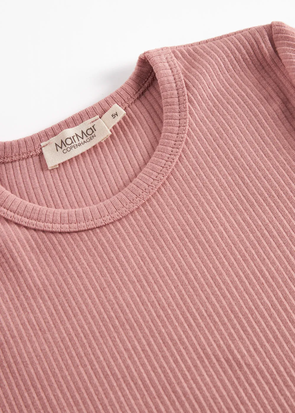 MarMar Plain Tee LS T-shirt Rose Parfait modal