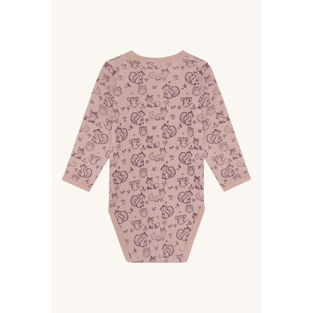 Hust & Claire Bo body merino dusty rose dyr