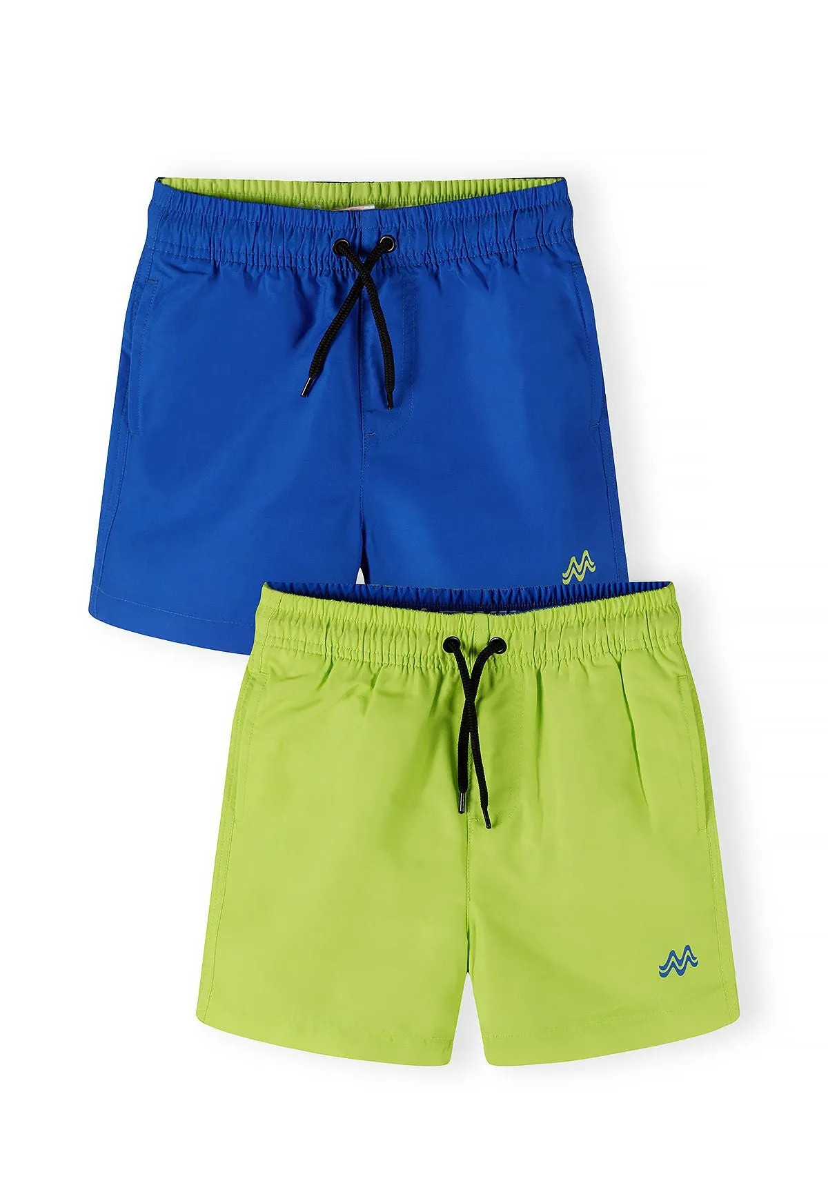 Minoti 43023 badeshorts blå 2-pak til drenge