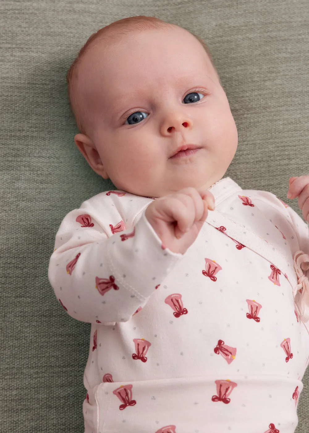 MarMar Tut Wrap LS bluse Bells juleprint
