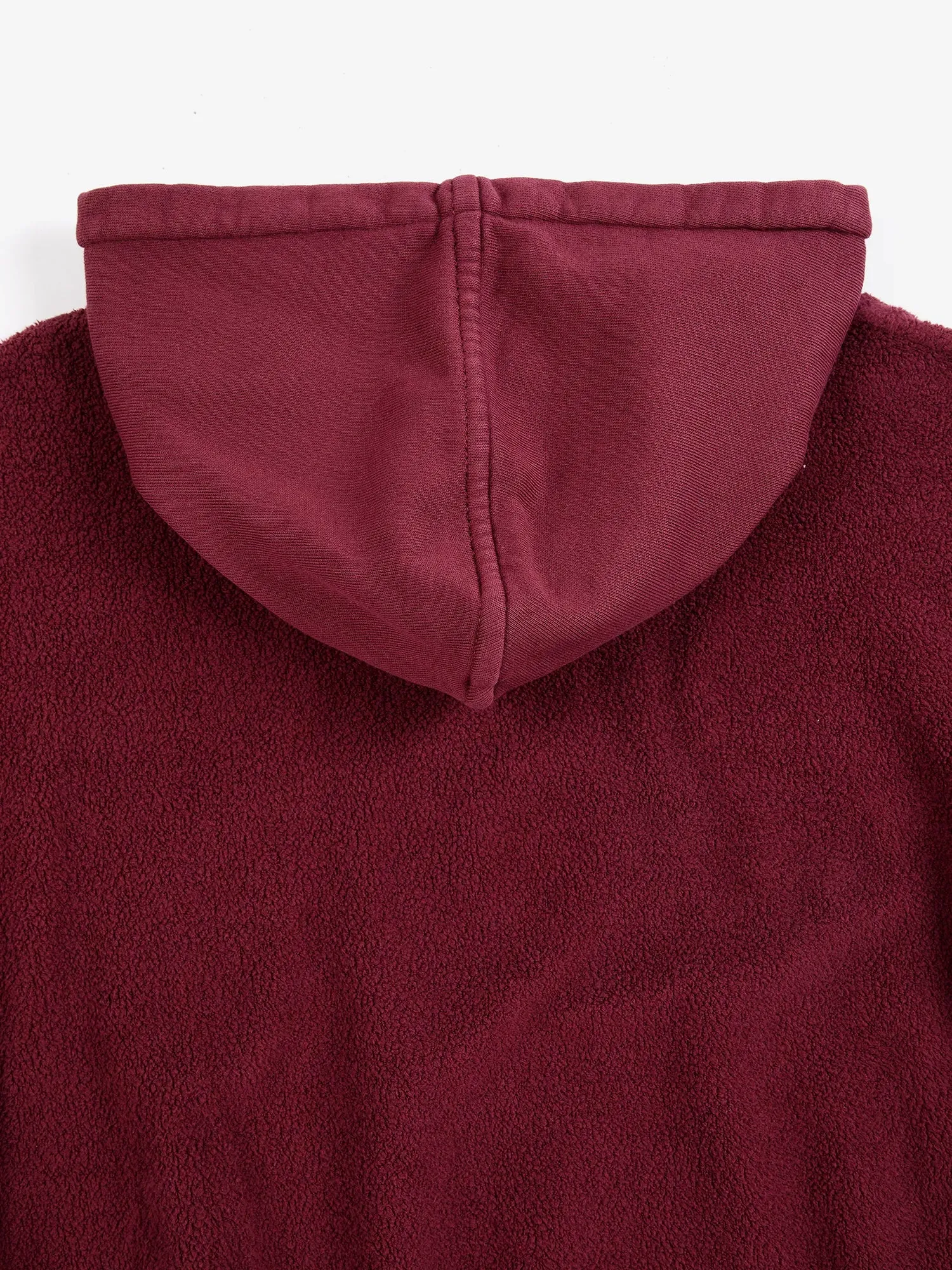 Bobo Choses Embossed hættetrøje bordeaux 6-7Y økologisk