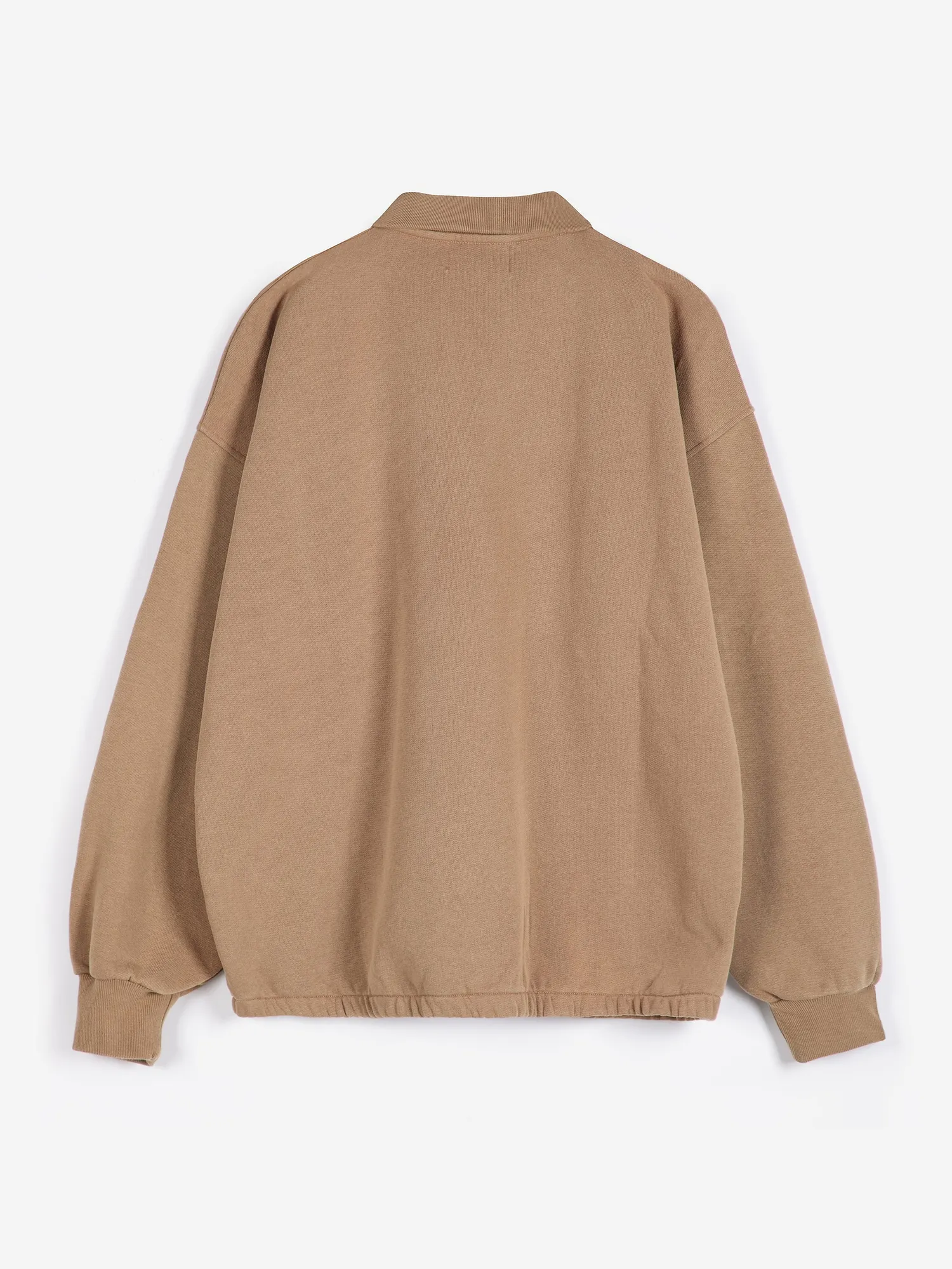 Bobo Choses All About Monsters half zip sweatshirt khaki