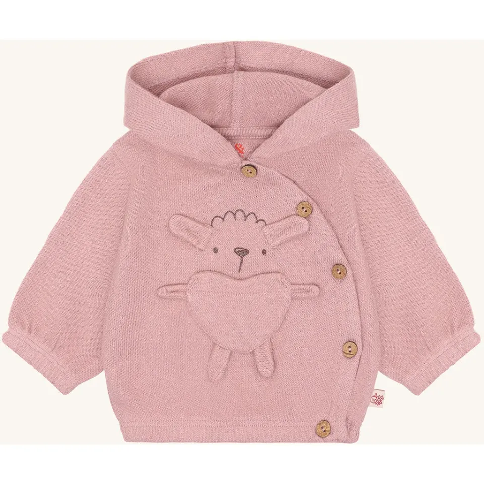 Hust & Claire HCCookie Sheep cardigan Heather økologisk