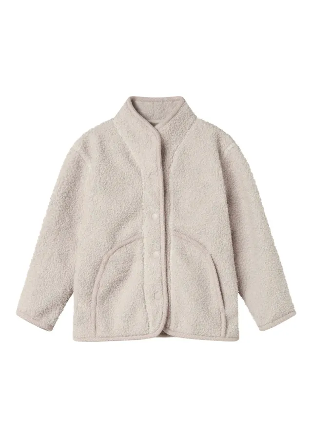 MarMar Olla Jacket teddyjakke Moon Grey varm
