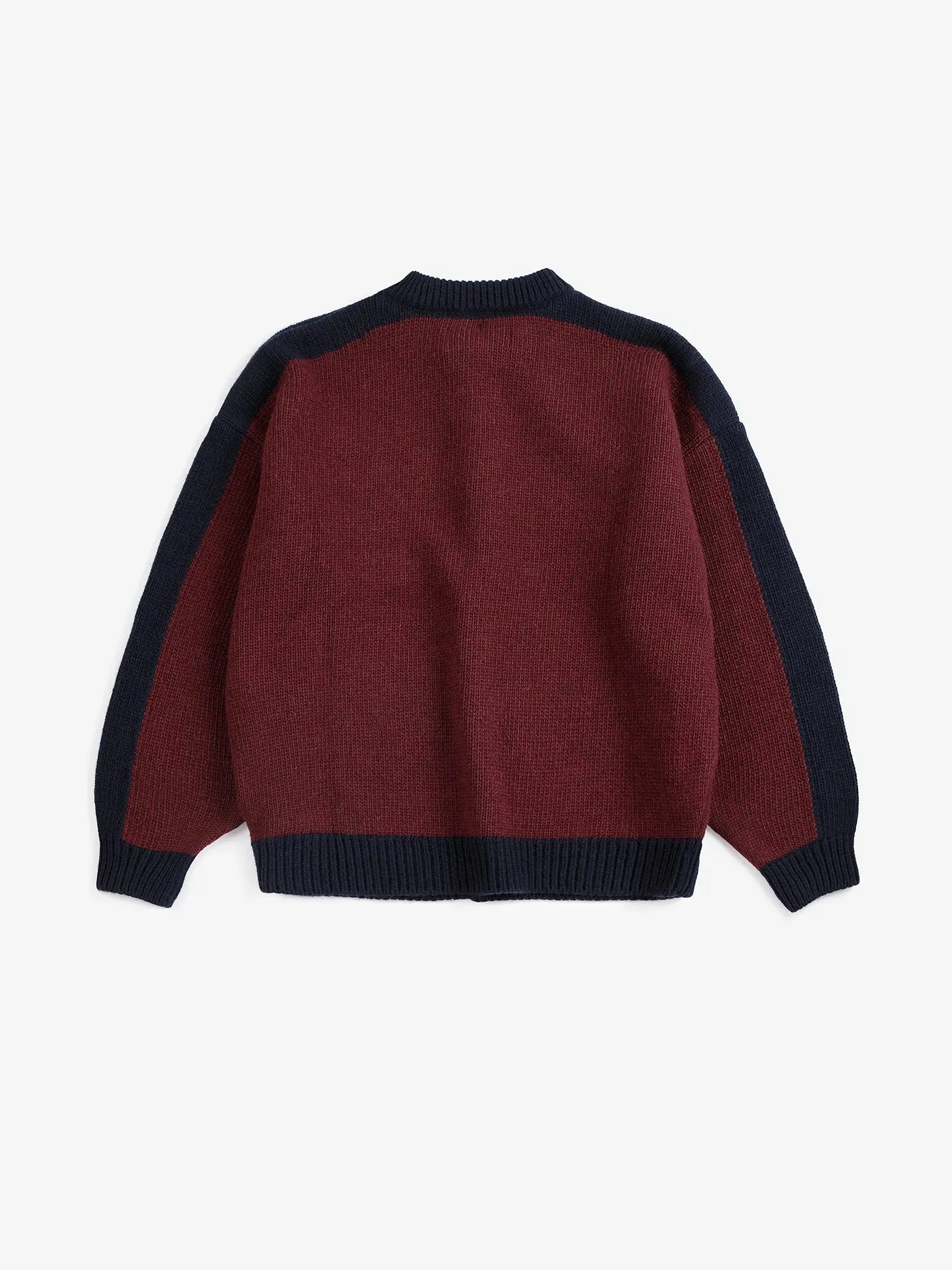 Bobo Choses Forest Scene cardigan strikcardigan bordeaux uld
