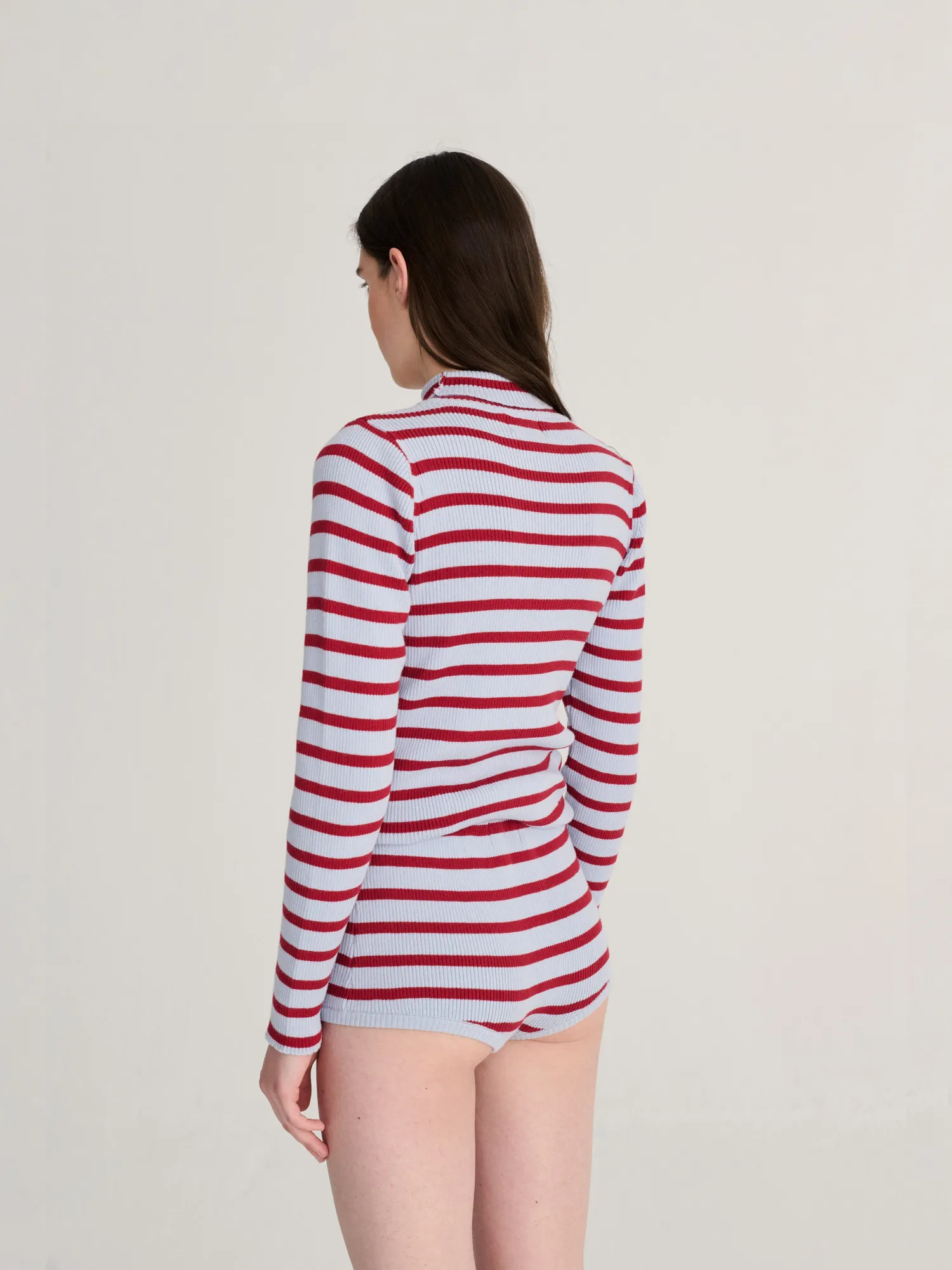 Bobo Choses All About Monsters strikshorts XS lyseblå uld