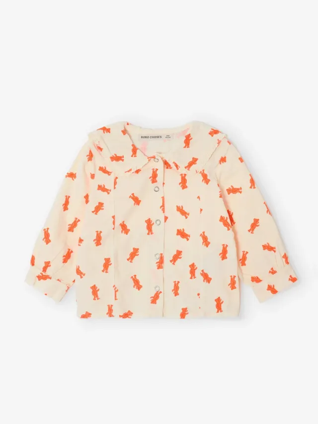 Bobo Choses Softpaw Monster skjorte lyserød 3 mdr