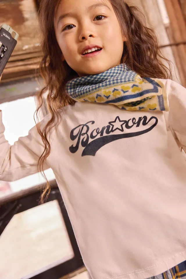 Bonton Smile Milk sweatshirt bomuld milk