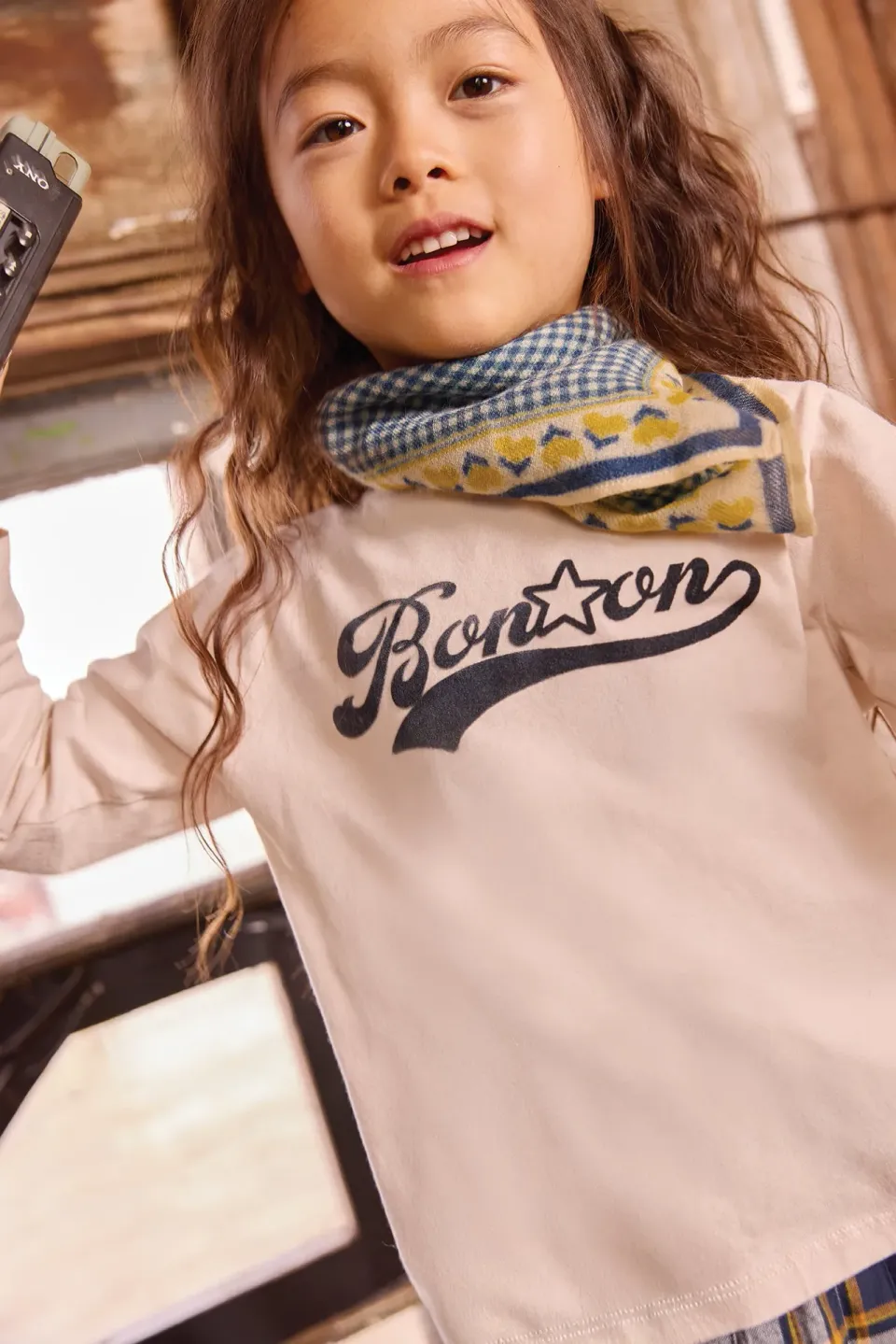Bonton Smile Milk sweatshirt bomuld milk