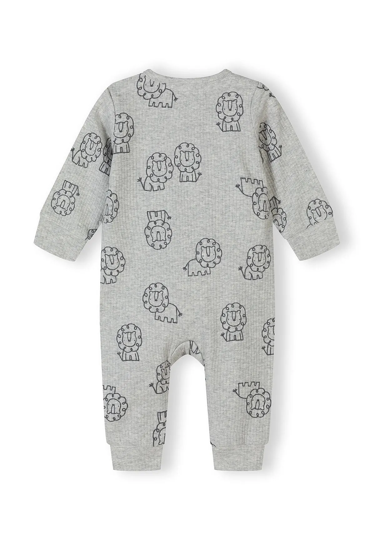Minoti 44546 sparkedragt blågrå 3-pak baby