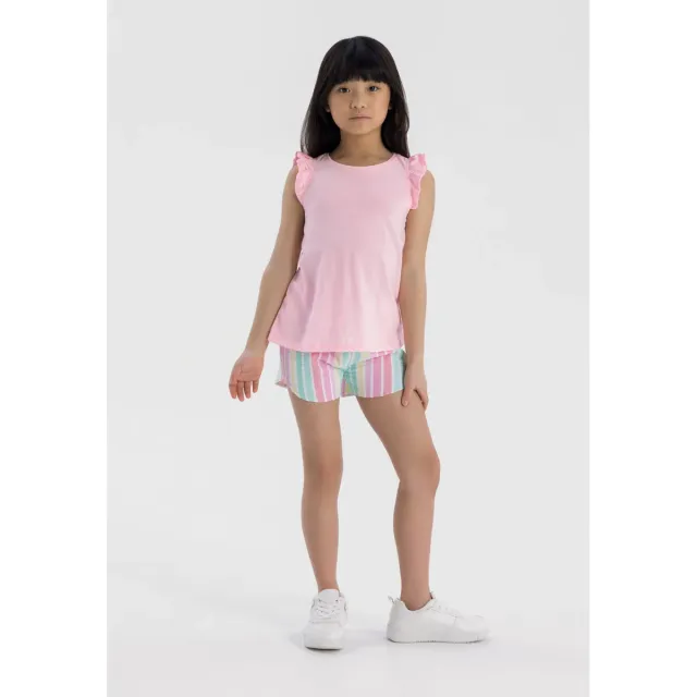 Minoti 38214 shorts pastelfarvede striber til piger