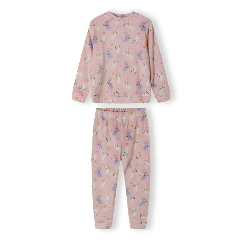 Minoti 41555 pyjamas rosa enhjørning piger