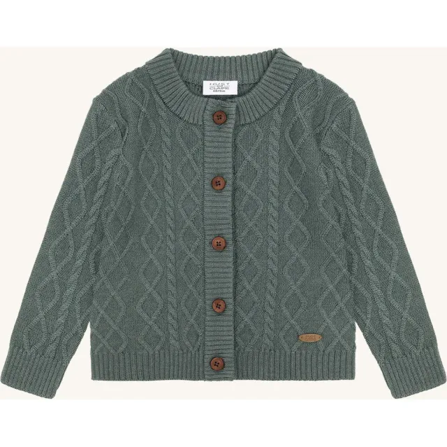 Hust & Claire HCCuri Jacket cardigan Balsam Green uld