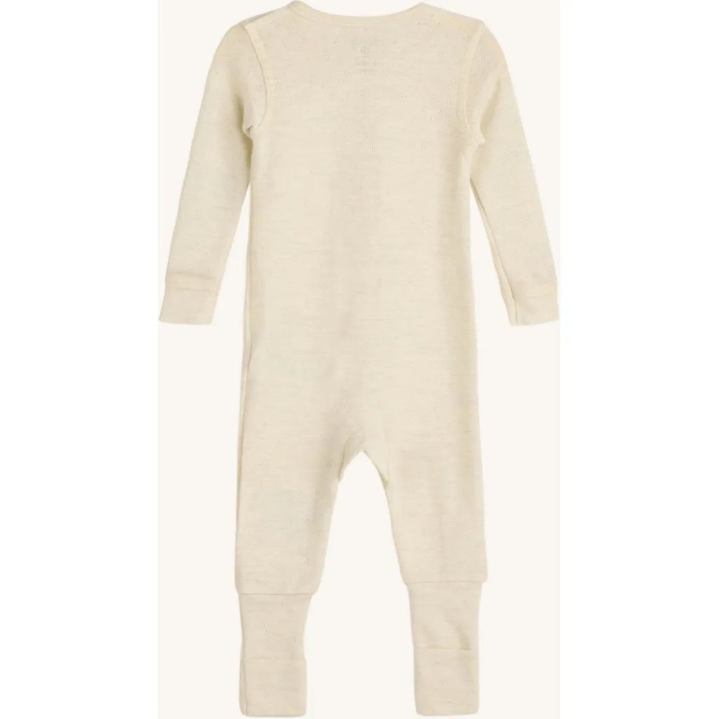 Hust & Claire HCMili heldragt Off White Tofu uld silke