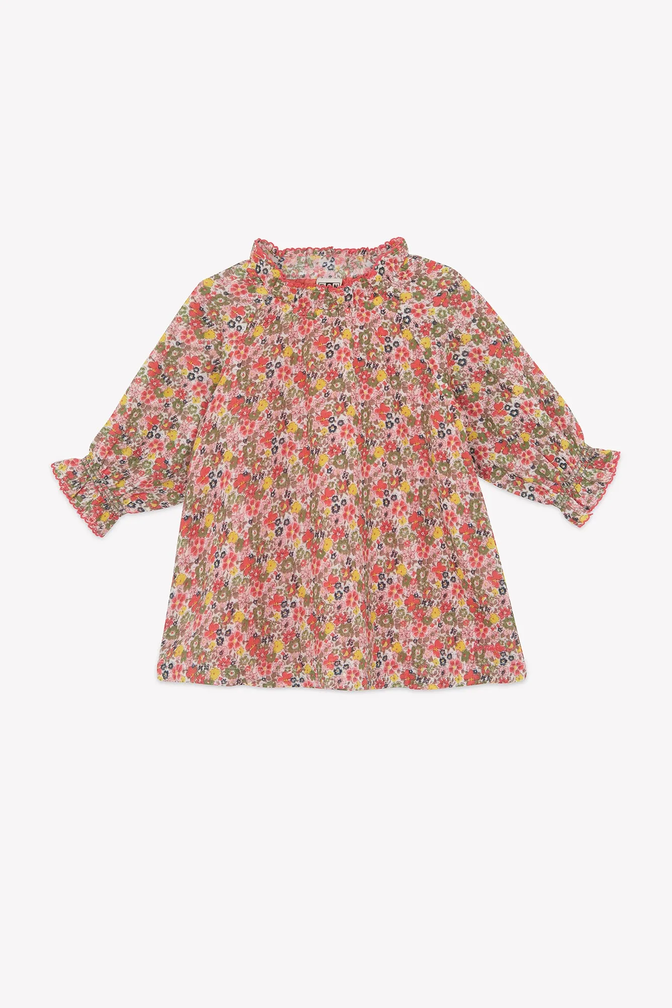 Bonton Mala Meadow kjole blomstret bomuld