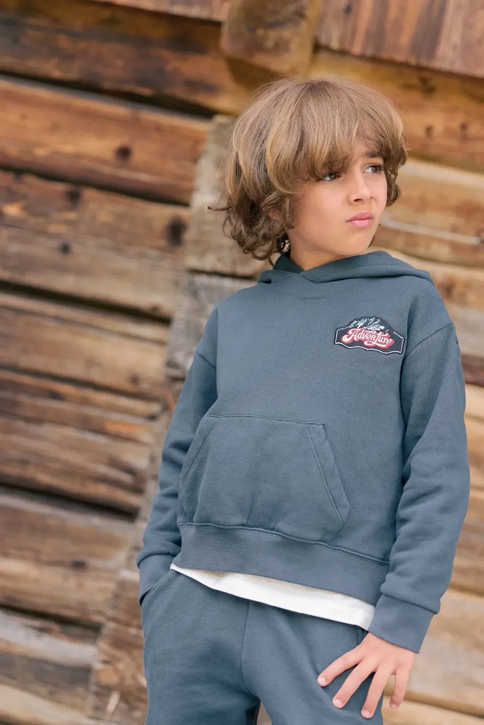 Bonton Lennon Adventure sweat carbon hætte