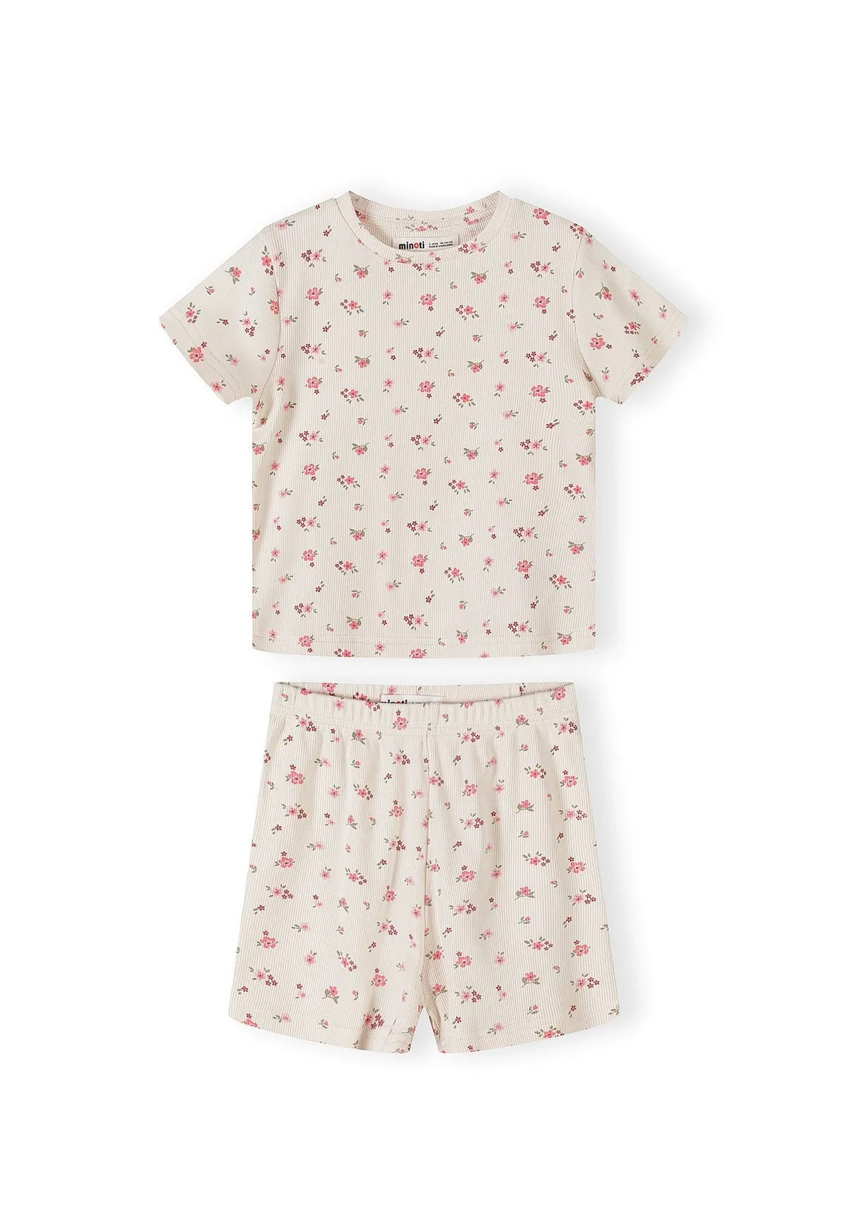 Minoti 44898 pyjamas rosa til piger 3-pak bomuld