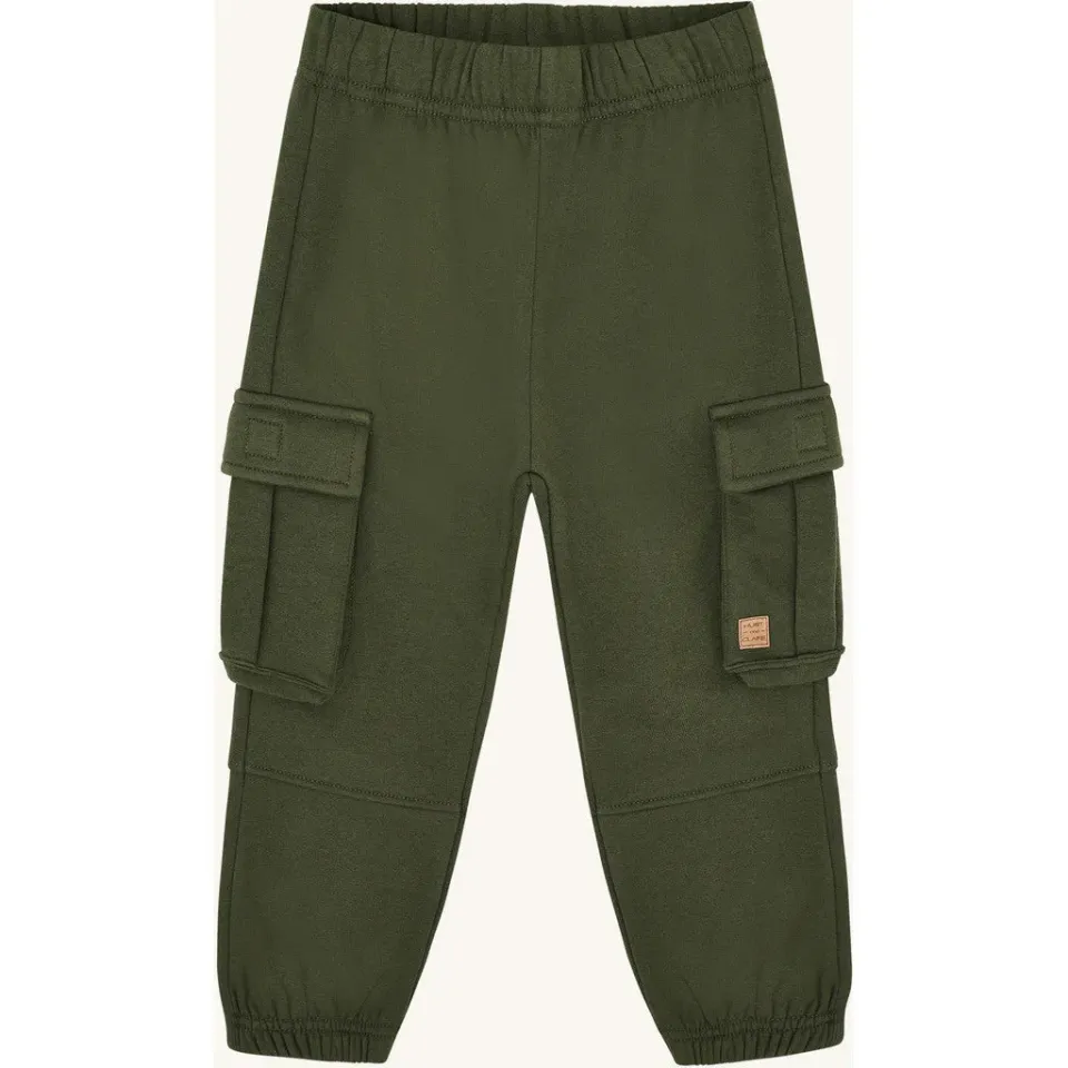 Hust & Claire HCGarry Box pockets joggingbukser deep ivy