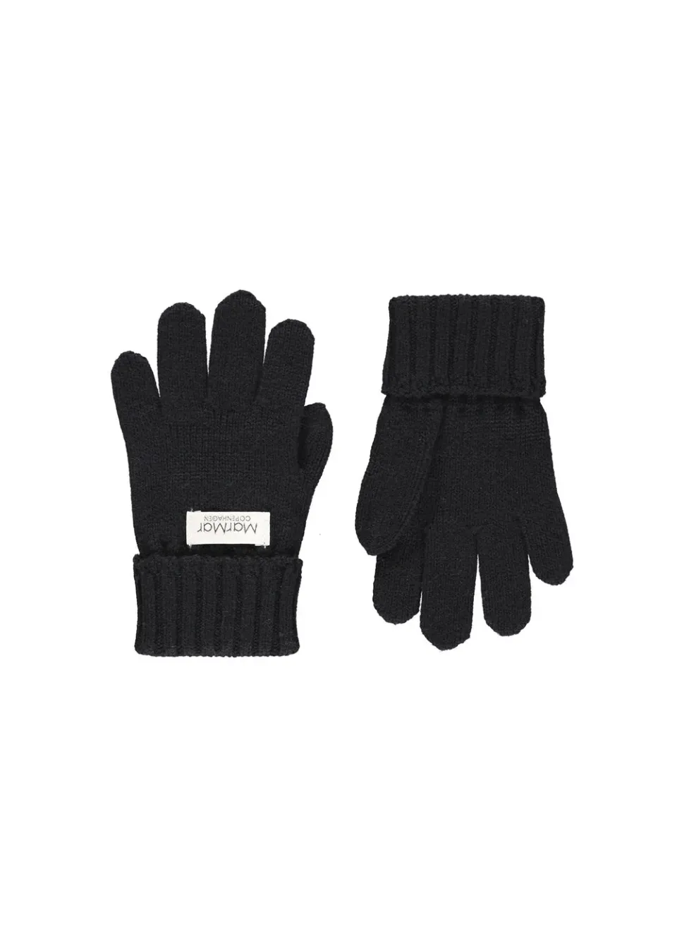 MarMar Aske handsker Black bomuld uld